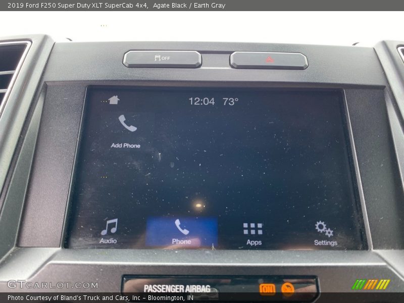 Agate Black / Earth Gray 2019 Ford F250 Super Duty XLT SuperCab 4x4