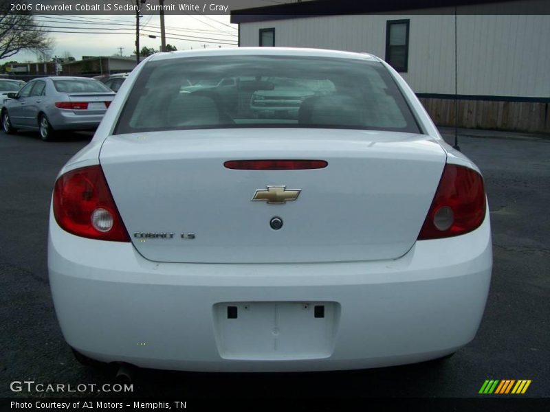 Summit White / Gray 2006 Chevrolet Cobalt LS Sedan