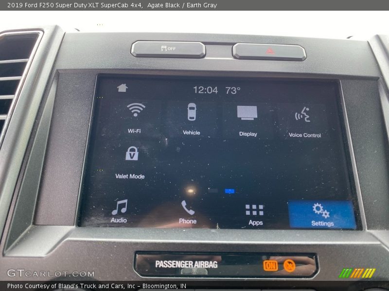 Agate Black / Earth Gray 2019 Ford F250 Super Duty XLT SuperCab 4x4