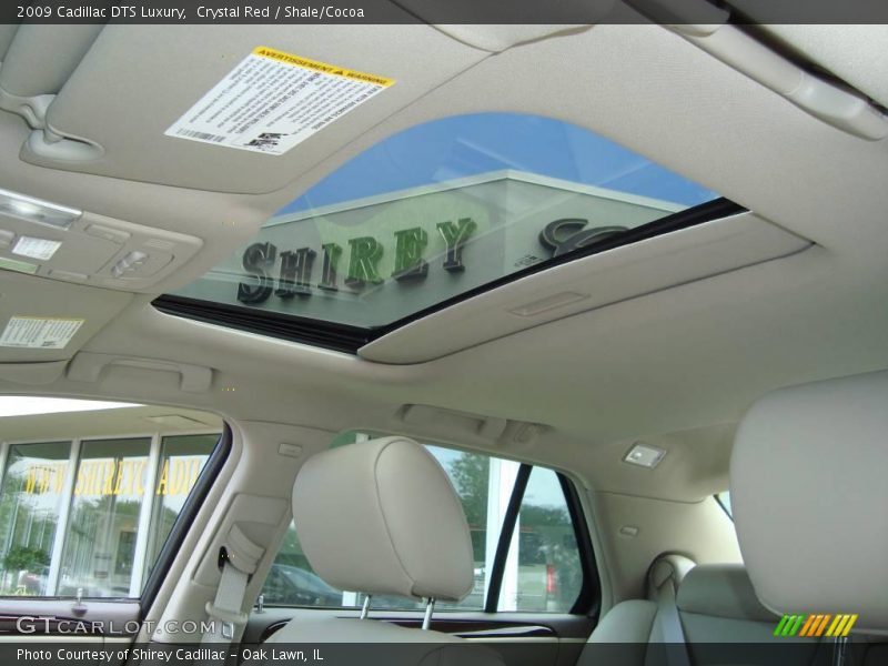 Crystal Red / Shale/Cocoa 2009 Cadillac DTS Luxury