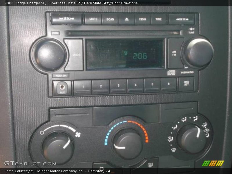 Silver Steel Metallic / Dark Slate Gray/Light Graystone 2006 Dodge Charger SE