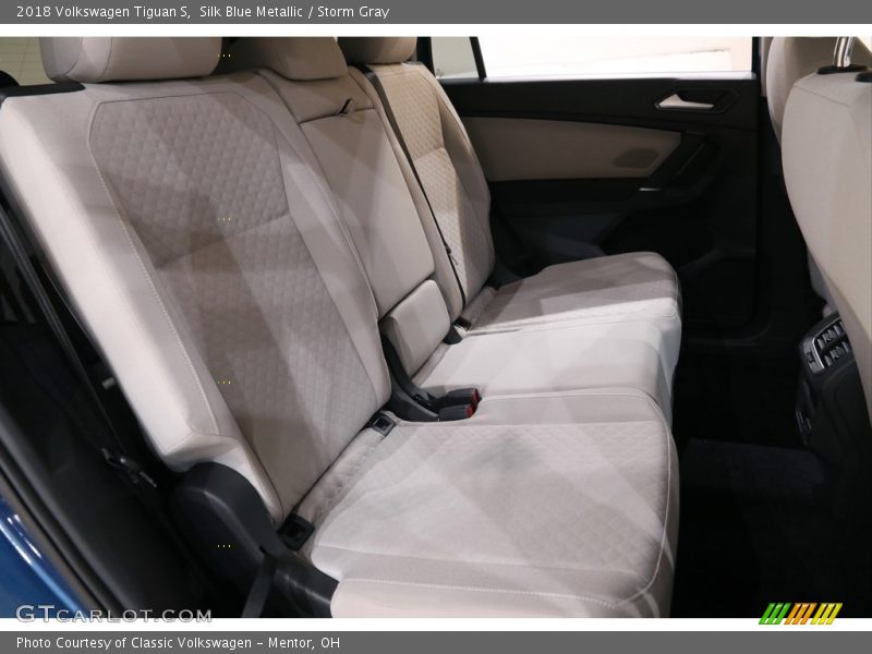 Silk Blue Metallic / Storm Gray 2018 Volkswagen Tiguan S