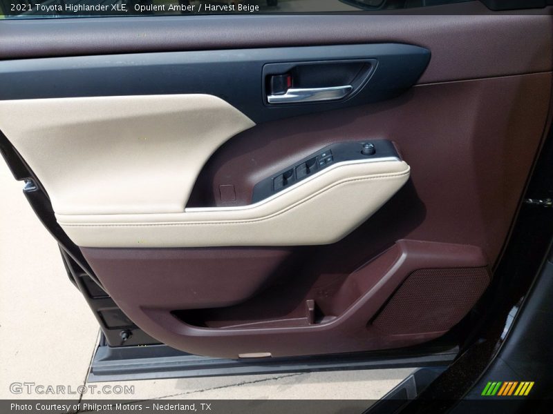 Opulent Amber / Harvest Beige 2021 Toyota Highlander XLE