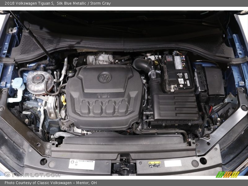  2018 Tiguan S Engine - 2.0 Liter TSI Turbocharged DOHC 16-Valve VVT 4 Cylinder