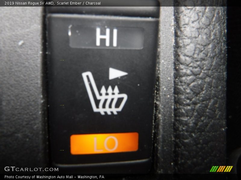 Scarlet Ember / Charcoal 2019 Nissan Rogue SV AWD
