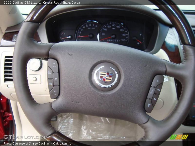 Crystal Red / Shale/Cocoa 2009 Cadillac DTS Luxury