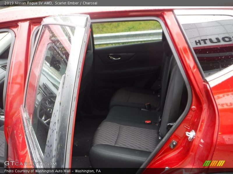 Scarlet Ember / Charcoal 2019 Nissan Rogue SV AWD