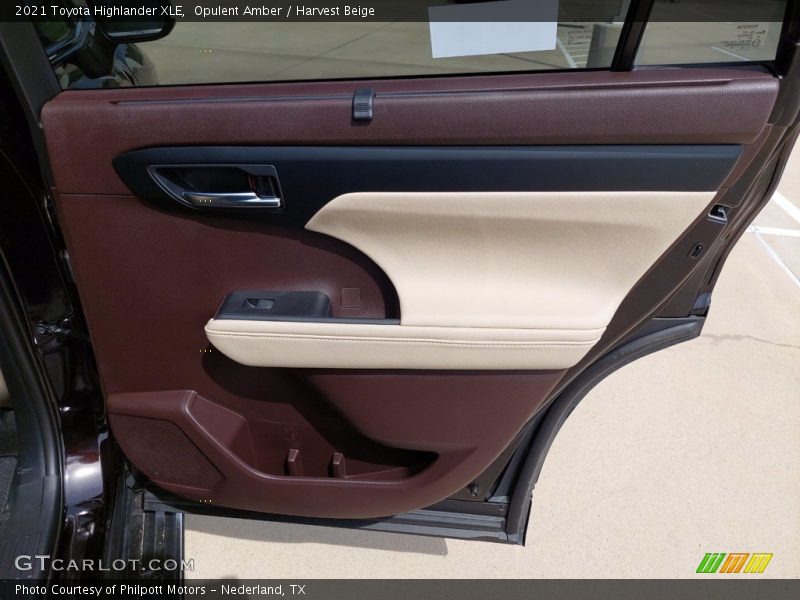 Opulent Amber / Harvest Beige 2021 Toyota Highlander XLE