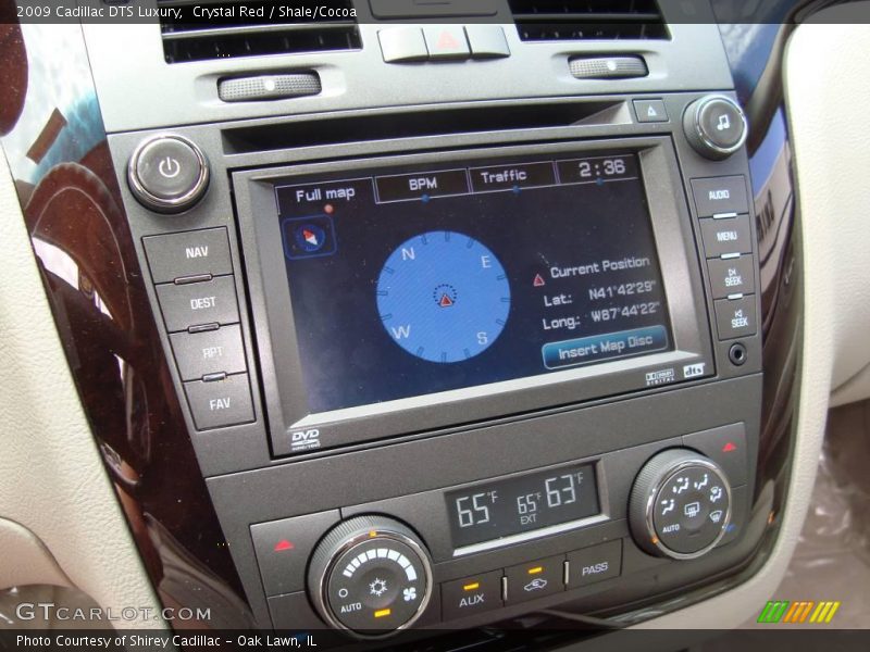 Crystal Red / Shale/Cocoa 2009 Cadillac DTS Luxury