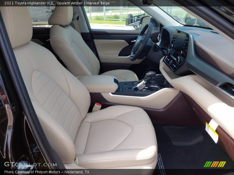 Opulent Amber / Harvest Beige 2021 Toyota Highlander XLE