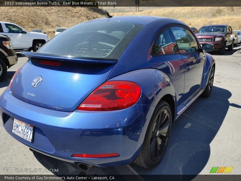 Reef Blue Metallic / Titan Black 2012 Volkswagen Beetle Turbo