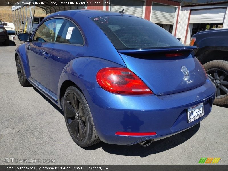 Reef Blue Metallic / Titan Black 2012 Volkswagen Beetle Turbo