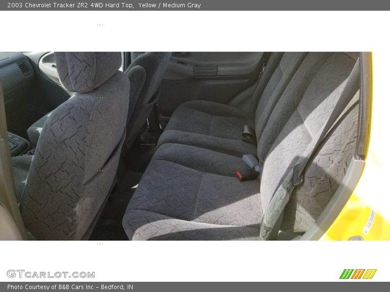 Yellow / Medium Gray 2003 Chevrolet Tracker ZR2 4WD Hard Top