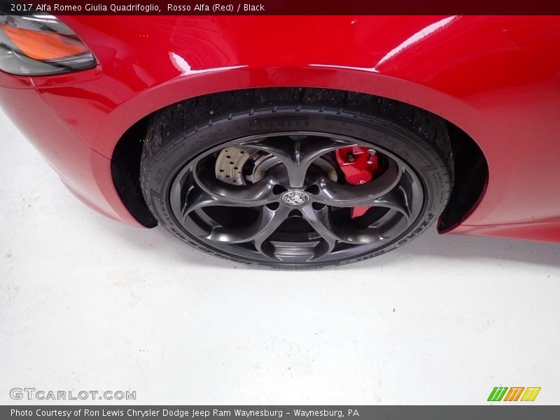 Rosso Alfa (Red) / Black 2017 Alfa Romeo Giulia Quadrifoglio