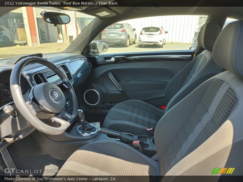 Reef Blue Metallic / Titan Black 2012 Volkswagen Beetle Turbo