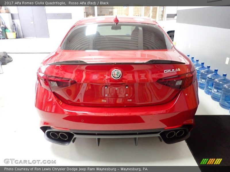 Rosso Alfa (Red) / Black 2017 Alfa Romeo Giulia Quadrifoglio