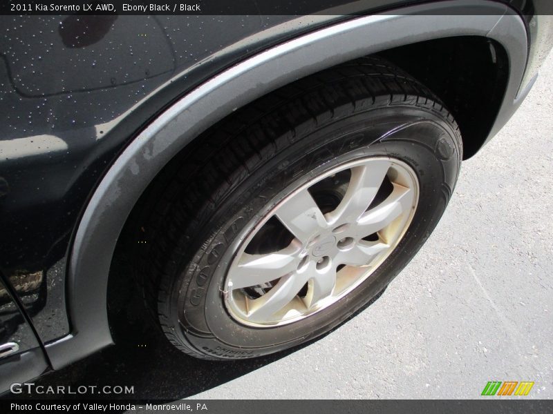 Ebony Black / Black 2011 Kia Sorento LX AWD