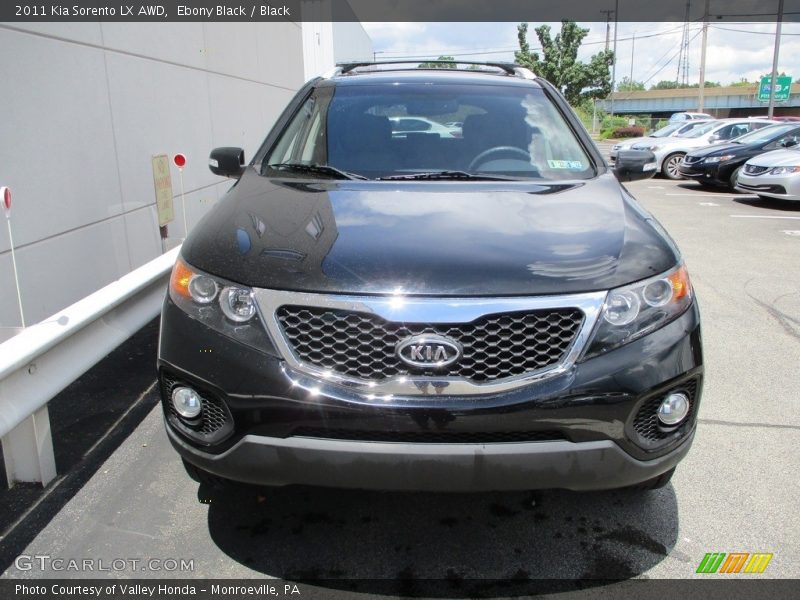 Ebony Black / Black 2011 Kia Sorento LX AWD