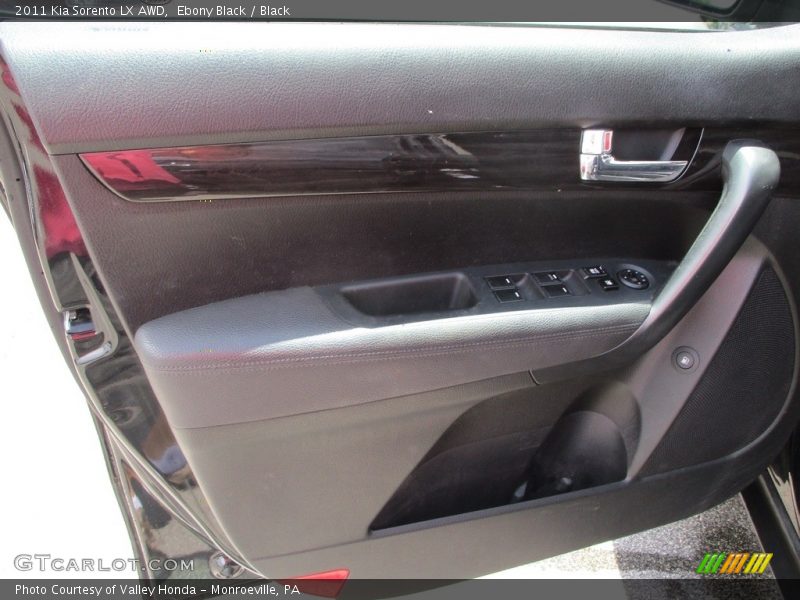 Ebony Black / Black 2011 Kia Sorento LX AWD