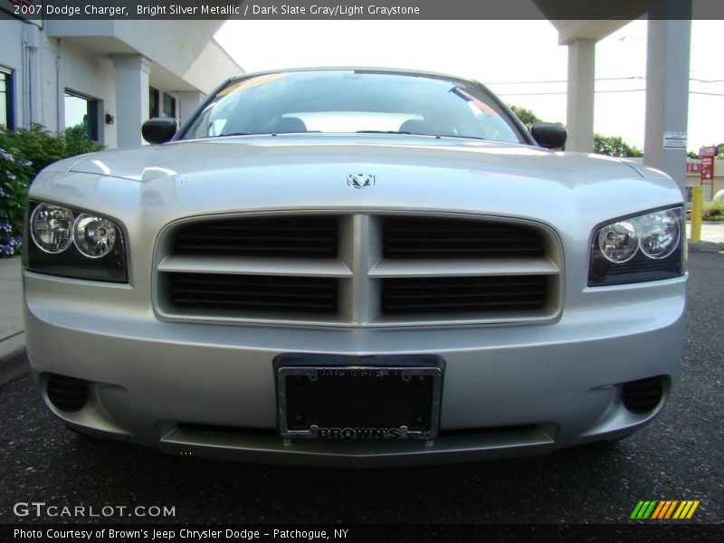 Bright Silver Metallic / Dark Slate Gray/Light Graystone 2007 Dodge Charger