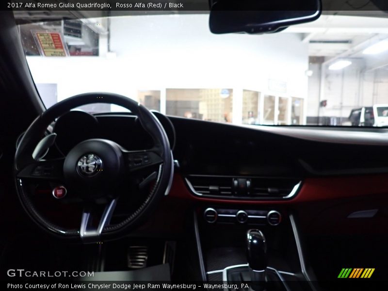Rosso Alfa (Red) / Black 2017 Alfa Romeo Giulia Quadrifoglio