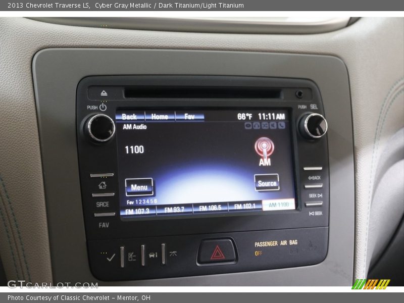 Cyber Gray Metallic / Dark Titanium/Light Titanium 2013 Chevrolet Traverse LS