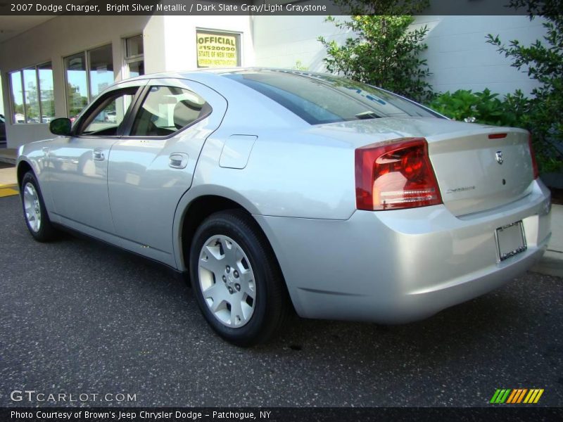 Bright Silver Metallic / Dark Slate Gray/Light Graystone 2007 Dodge Charger
