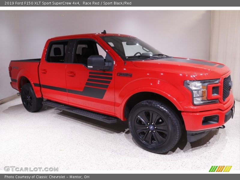 Race Red / Sport Black/Red 2019 Ford F150 XLT Sport SuperCrew 4x4