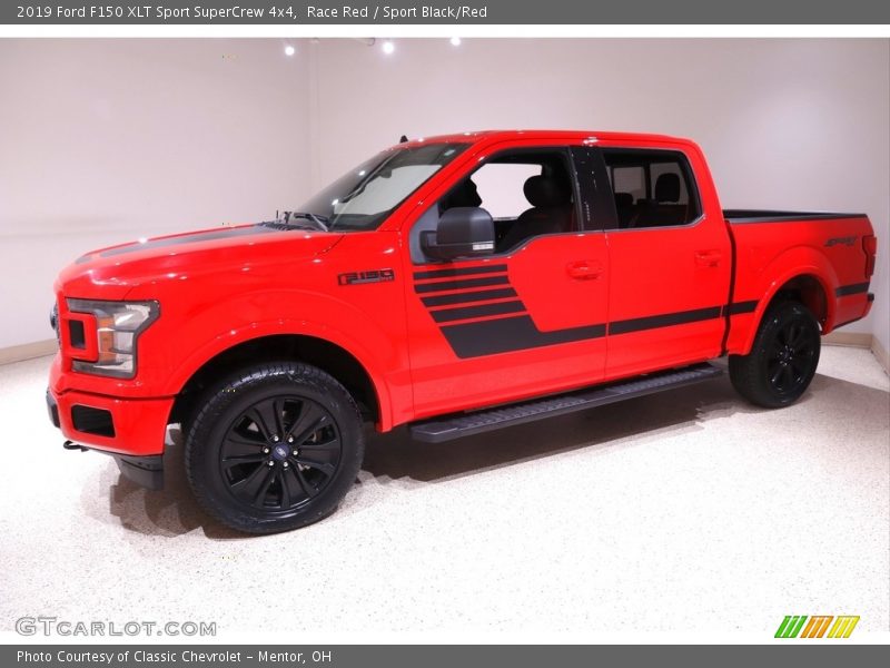 Race Red / Sport Black/Red 2019 Ford F150 XLT Sport SuperCrew 4x4