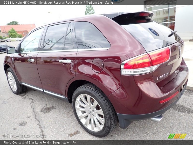 Bordeaux Reserve Red Metallic / Medium Light Stone 2011 Lincoln MKX AWD