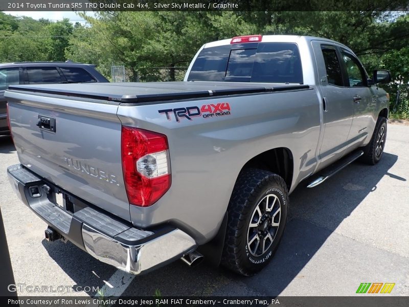 Silver Sky Metallic / Graphite 2014 Toyota Tundra SR5 TRD Double Cab 4x4