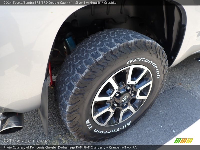 Silver Sky Metallic / Graphite 2014 Toyota Tundra SR5 TRD Double Cab 4x4