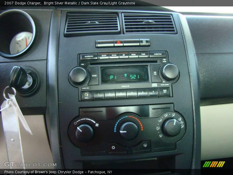 Bright Silver Metallic / Dark Slate Gray/Light Graystone 2007 Dodge Charger