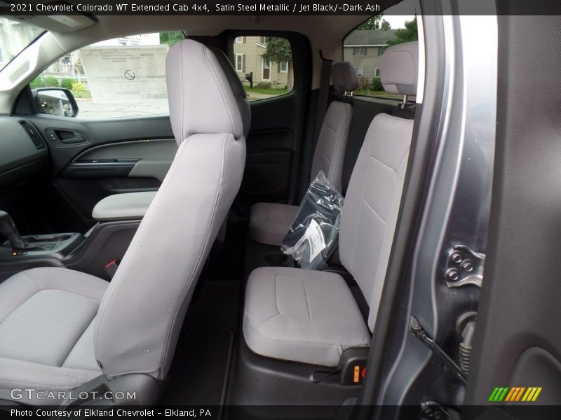 Satin Steel Metallic / Jet Black/­Dark Ash 2021 Chevrolet Colorado WT Extended Cab 4x4