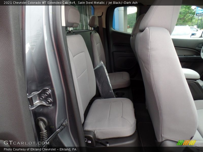 Satin Steel Metallic / Jet Black/­Dark Ash 2021 Chevrolet Colorado WT Extended Cab 4x4