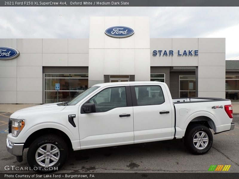 Oxford White / Medium Dark Slate 2021 Ford F150 XL SuperCrew 4x4