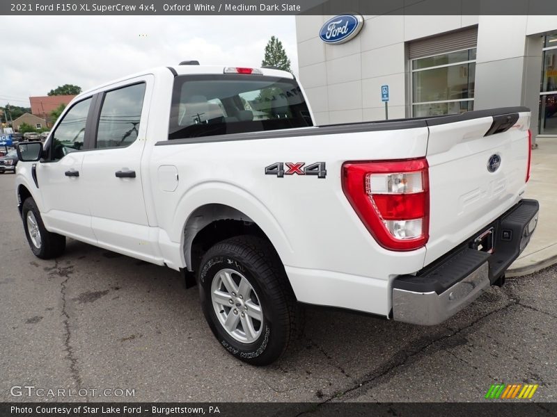 Oxford White / Medium Dark Slate 2021 Ford F150 XL SuperCrew 4x4