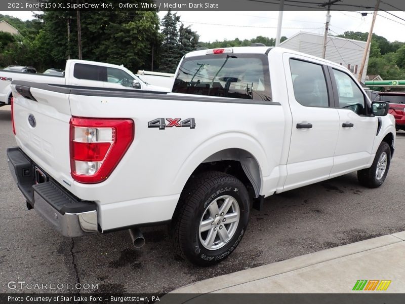 Oxford White / Medium Dark Slate 2021 Ford F150 XL SuperCrew 4x4