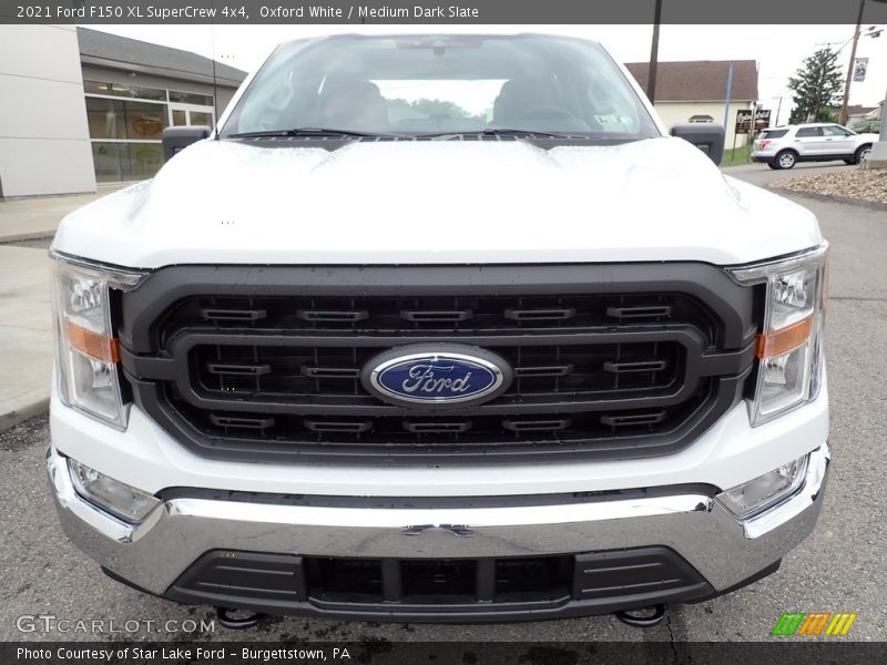Oxford White / Medium Dark Slate 2021 Ford F150 XL SuperCrew 4x4