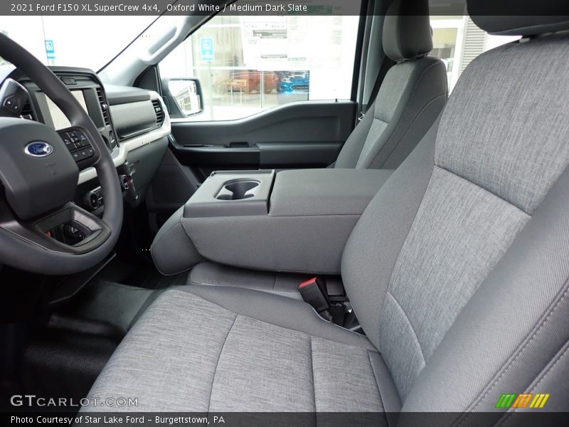 Front Seat of 2021 F150 XL SuperCrew 4x4