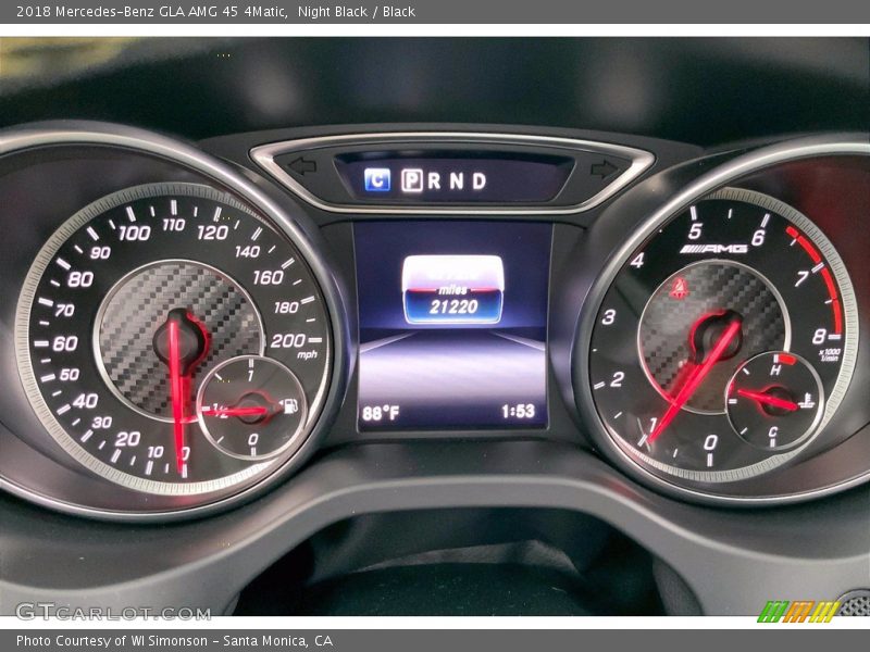  2018 GLA AMG 45 4Matic AMG 45 4Matic Gauges