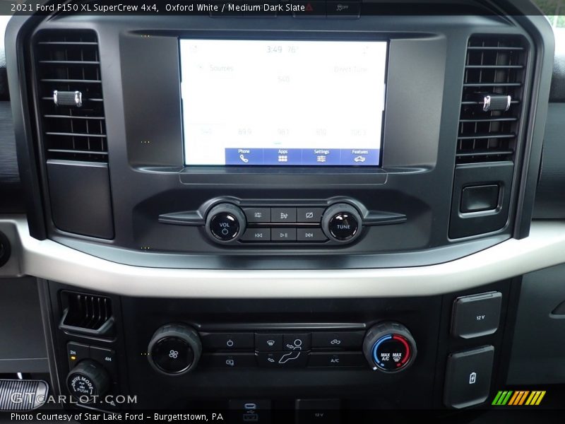 Oxford White / Medium Dark Slate 2021 Ford F150 XL SuperCrew 4x4