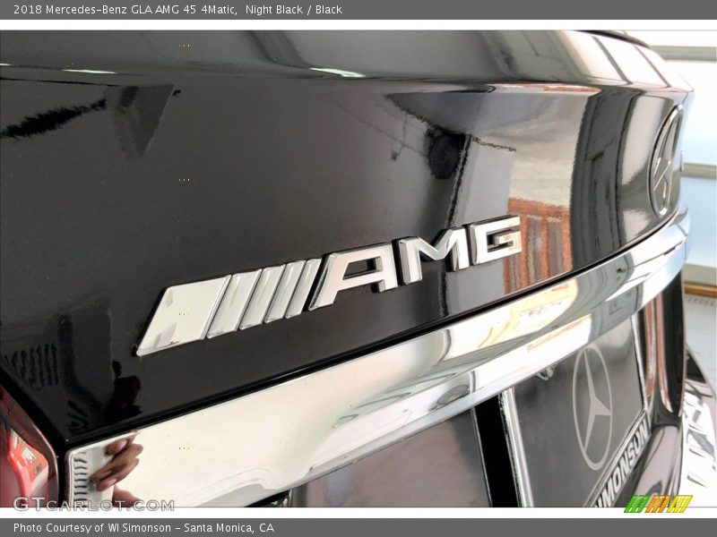  2018 GLA AMG 45 4Matic Logo
