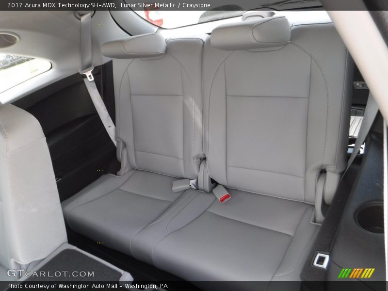 Rear Seat of 2017 MDX Technology SH-AWD