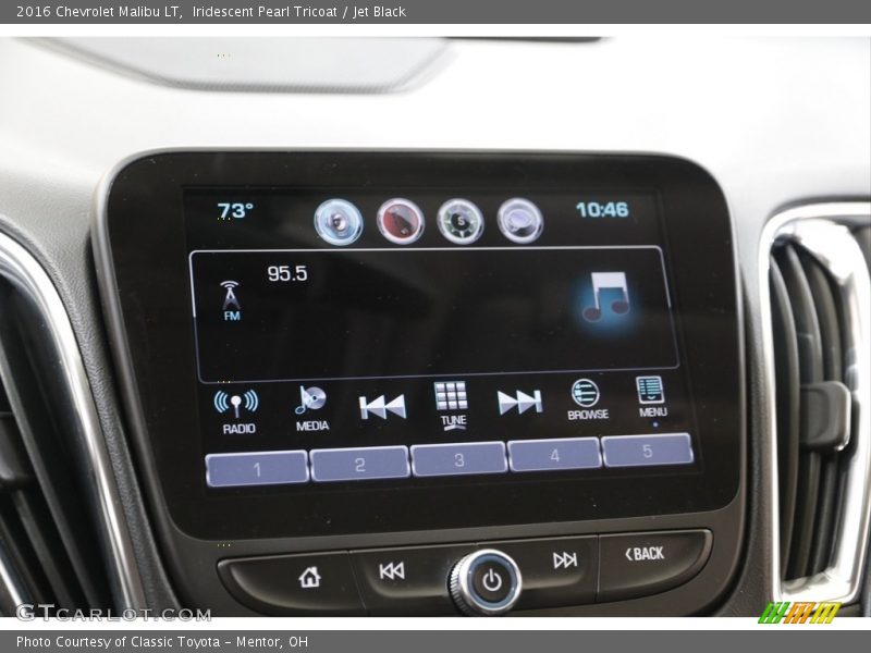 Iridescent Pearl Tricoat / Jet Black 2016 Chevrolet Malibu LT