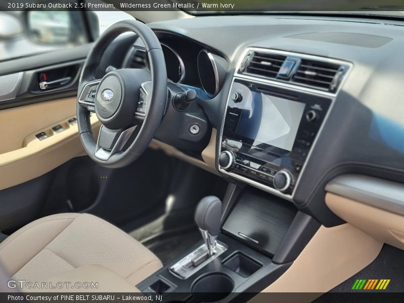 Wilderness Green Metallic / Warm Ivory 2019 Subaru Outback 2.5i Premium