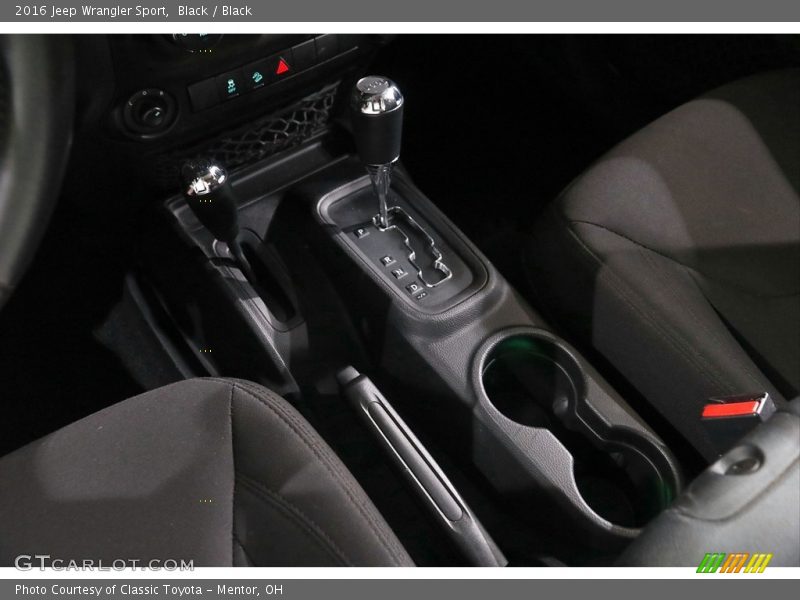 Black / Black 2016 Jeep Wrangler Sport