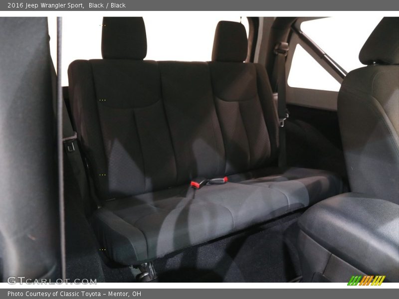 Black / Black 2016 Jeep Wrangler Sport