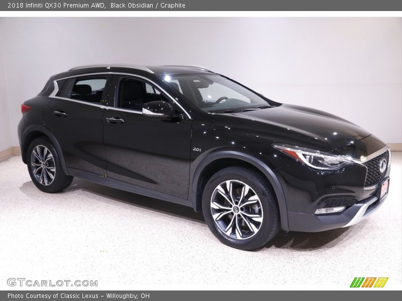 Black Obsidian / Graphite 2018 Infiniti QX30 Premium AWD