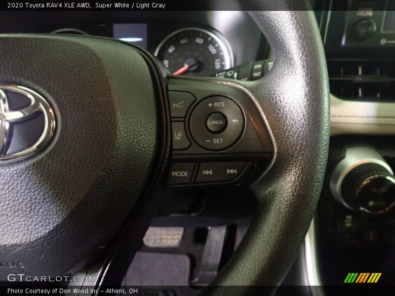 Super White / Light Gray 2020 Toyota RAV4 XLE AWD